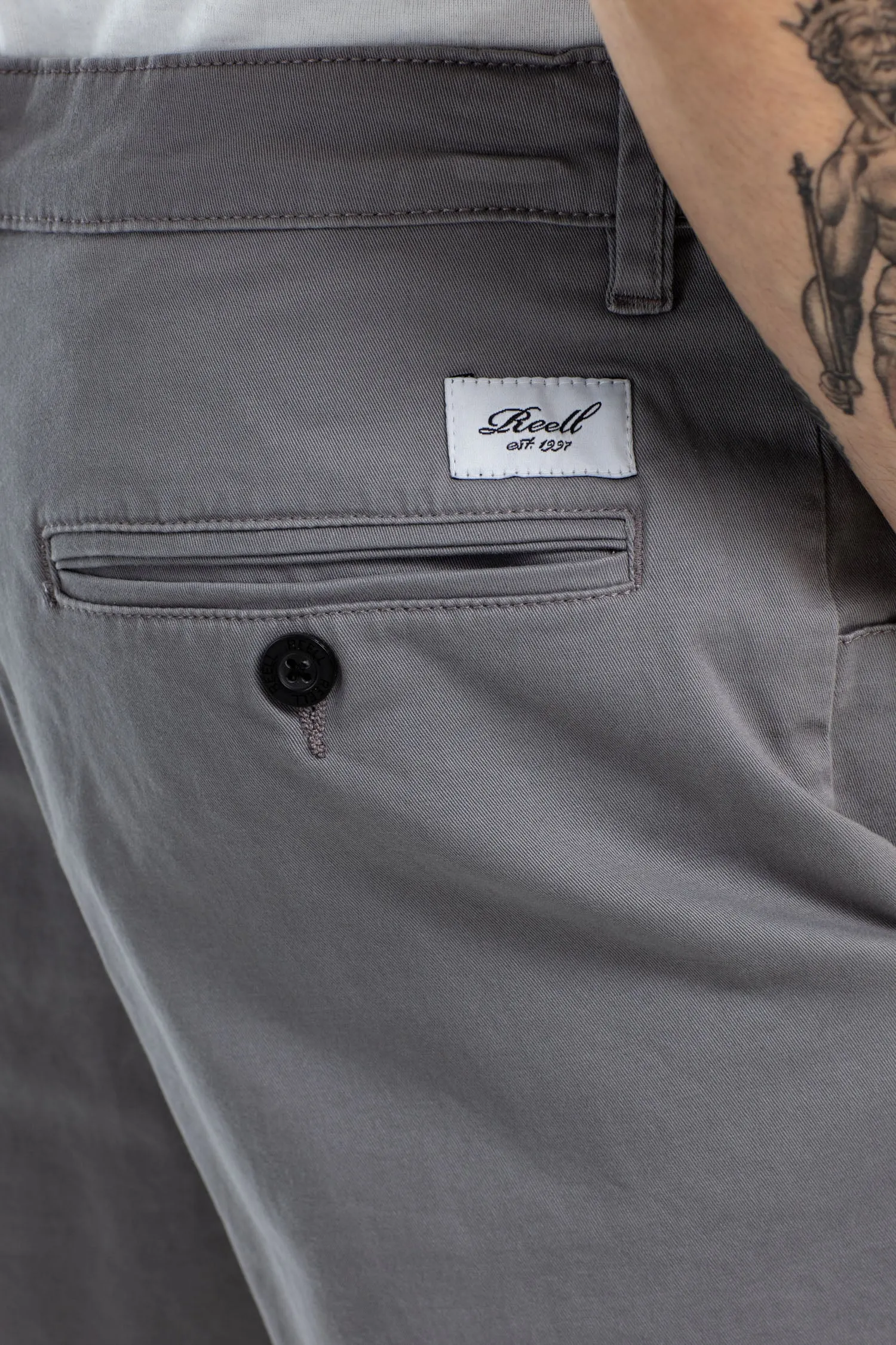Flex Chino Short - Graphite Gray