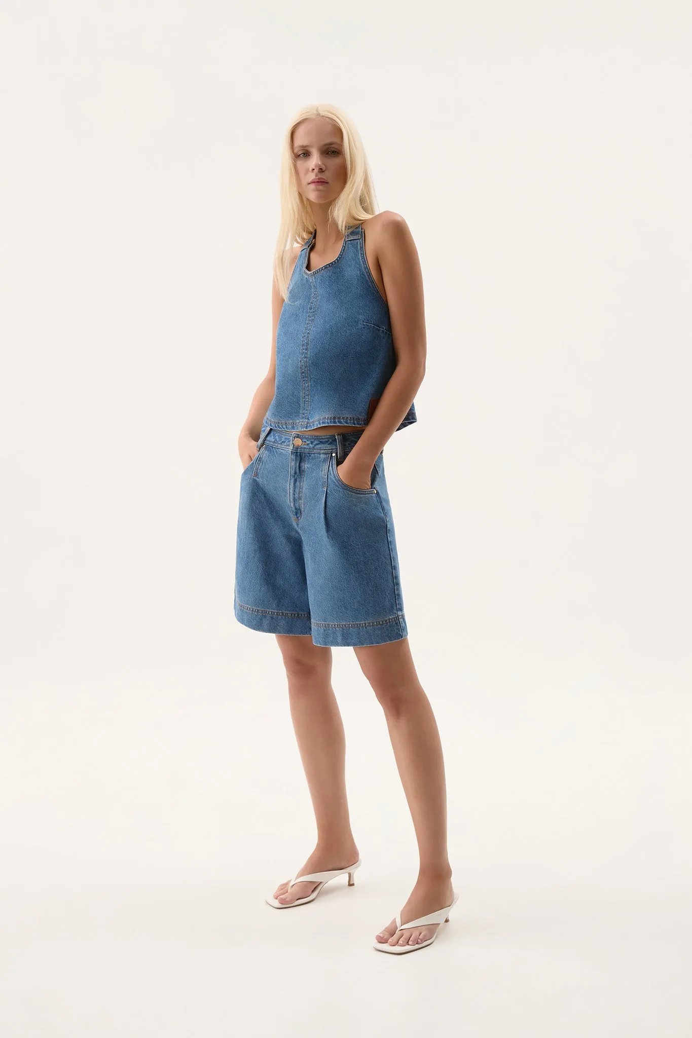 Flynn Denim Halter