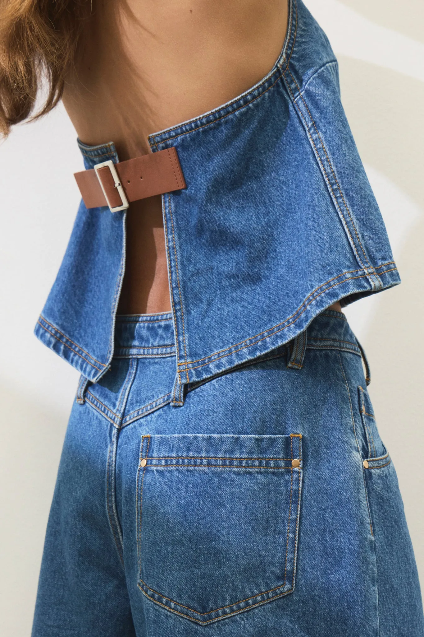 Flynn Denim Halter
