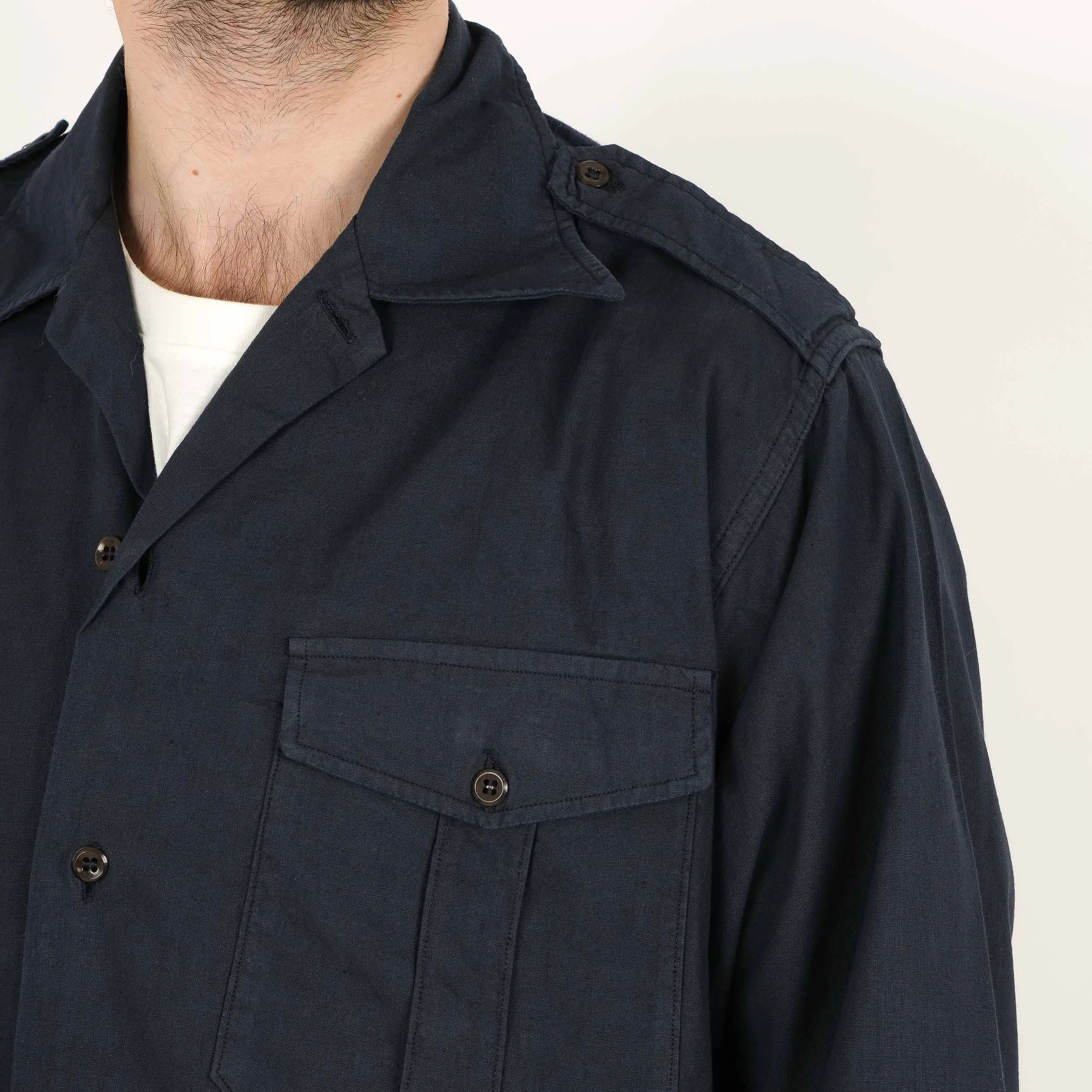 French Navy Safari Shirt