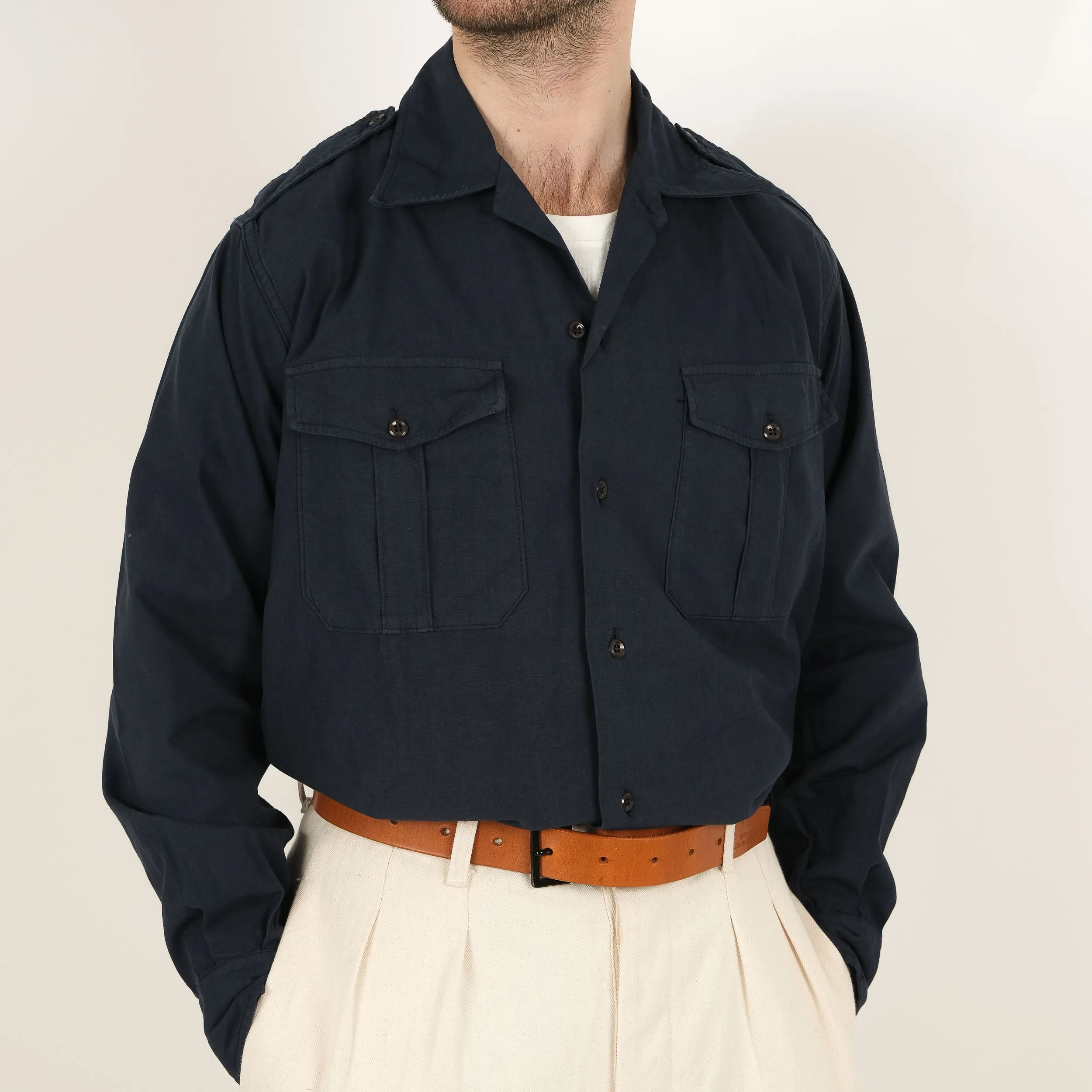 French Navy Safari Shirt