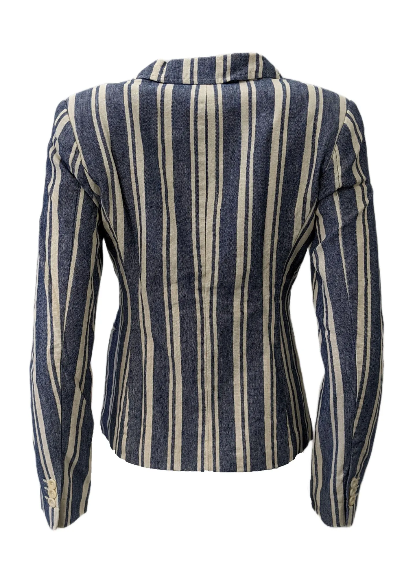 GANT Women's Denim Dream Vintage Striped Blazer $495 Retail NWT