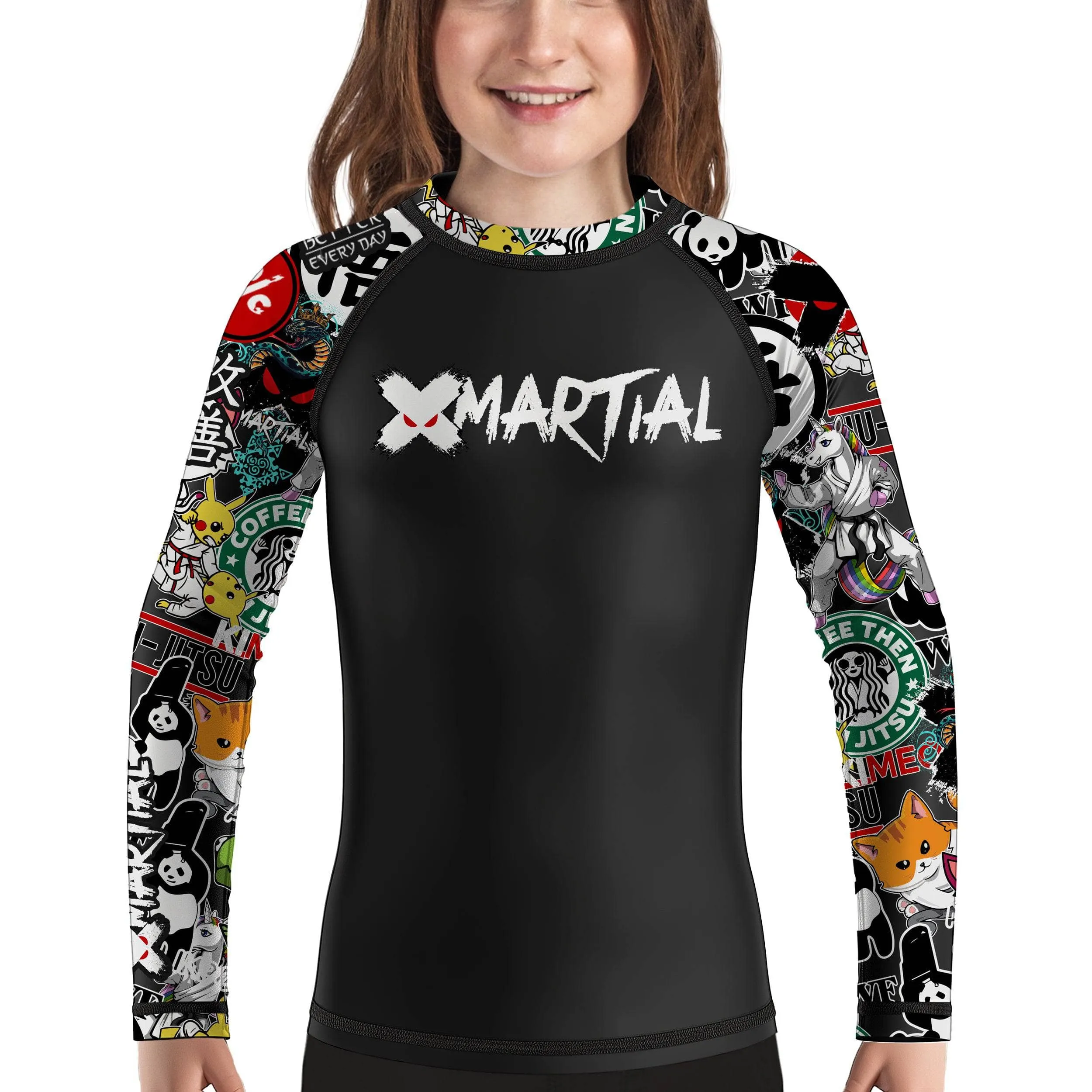 Graffiti Kids BJJ Rash Guard