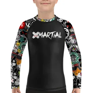 Graffiti Kids BJJ Rash Guard