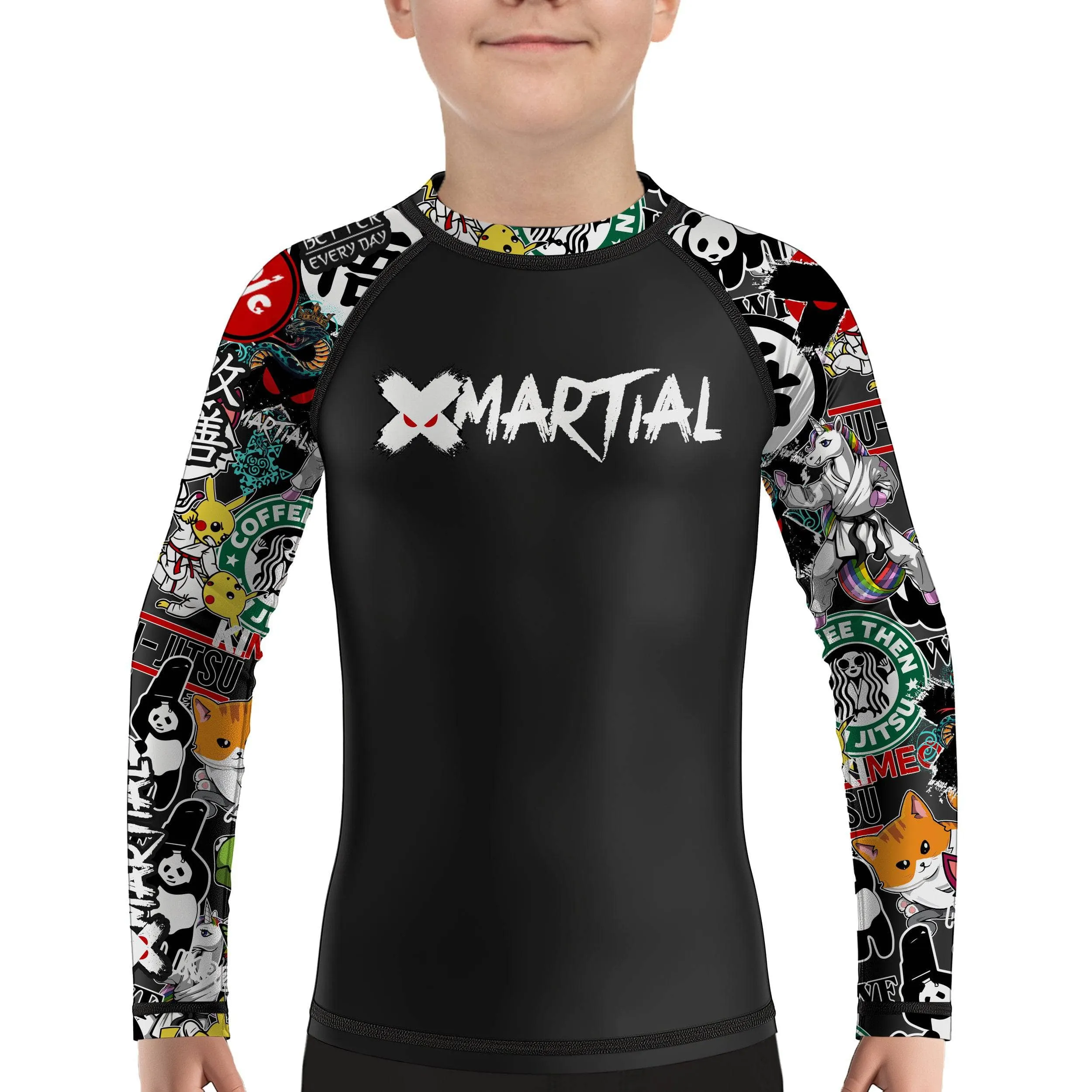 Graffiti Kids BJJ Rash Guard