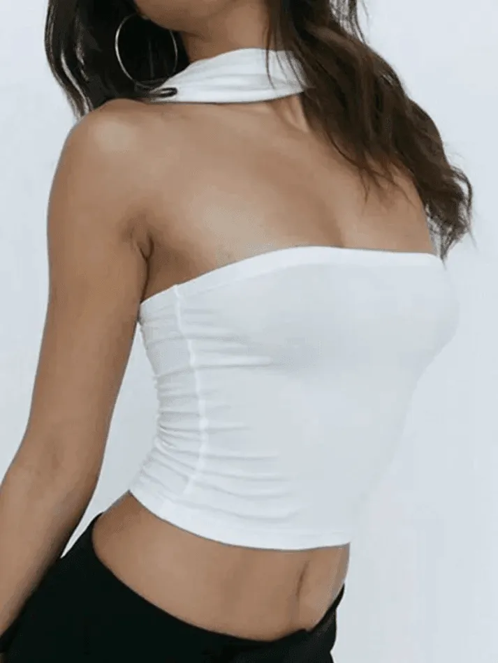 Halter Strap Bandeau Top