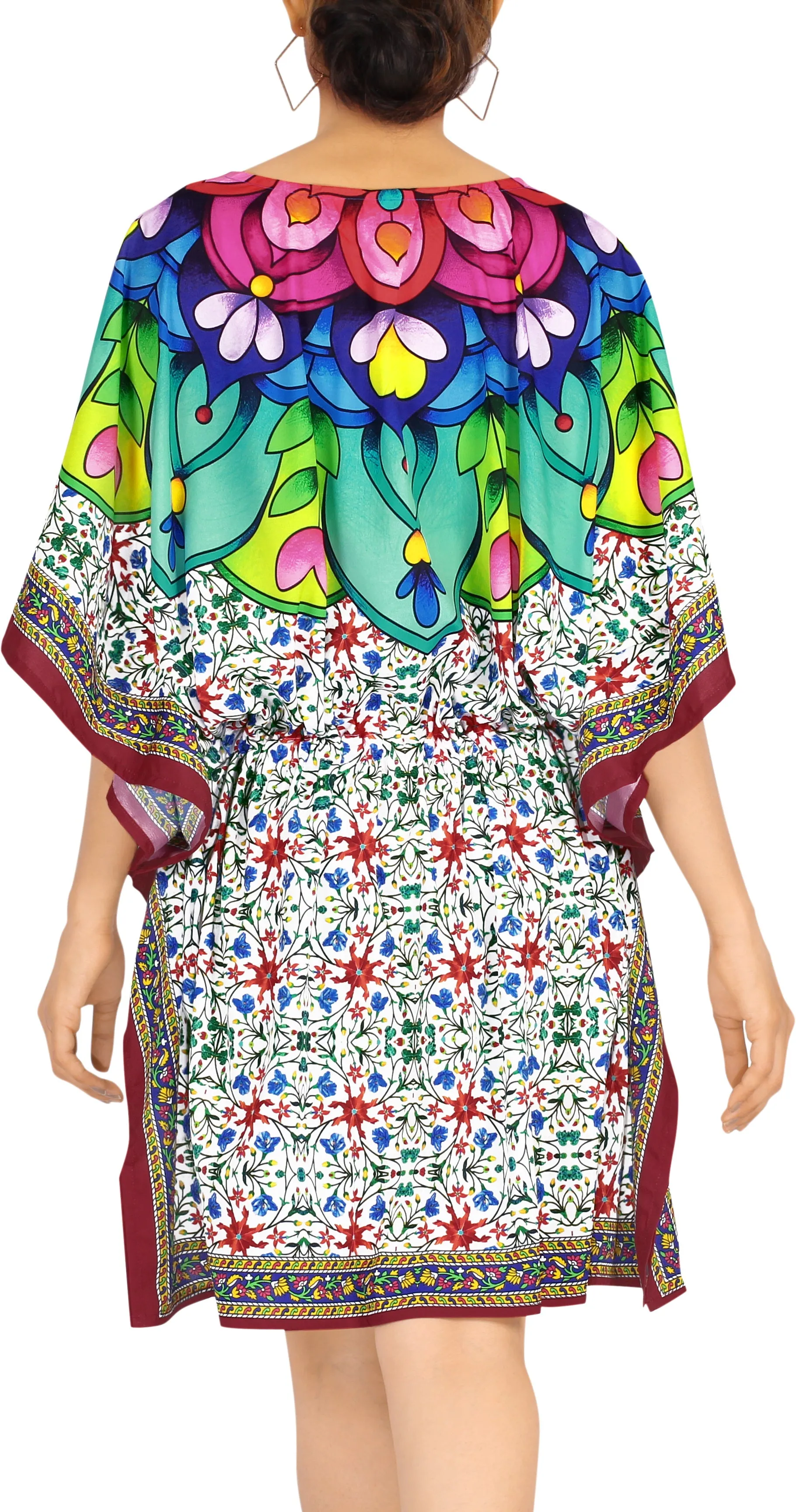 HAPPY BAY Women Beach Cover ups Bikini Swimwear HD 3D 14-20W Multicolor_X966