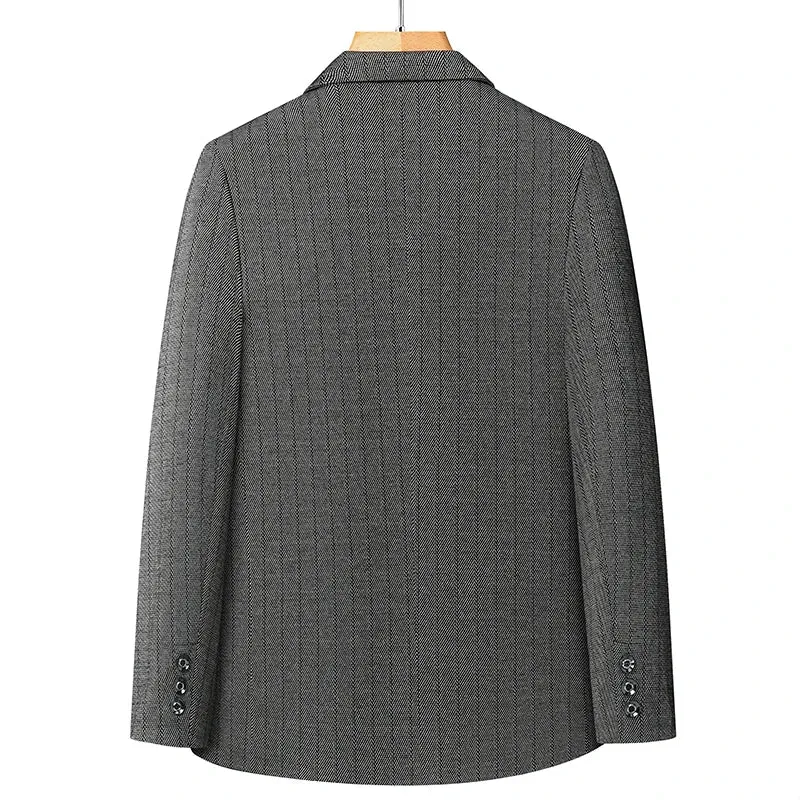 High-End Striped Casual Blazer