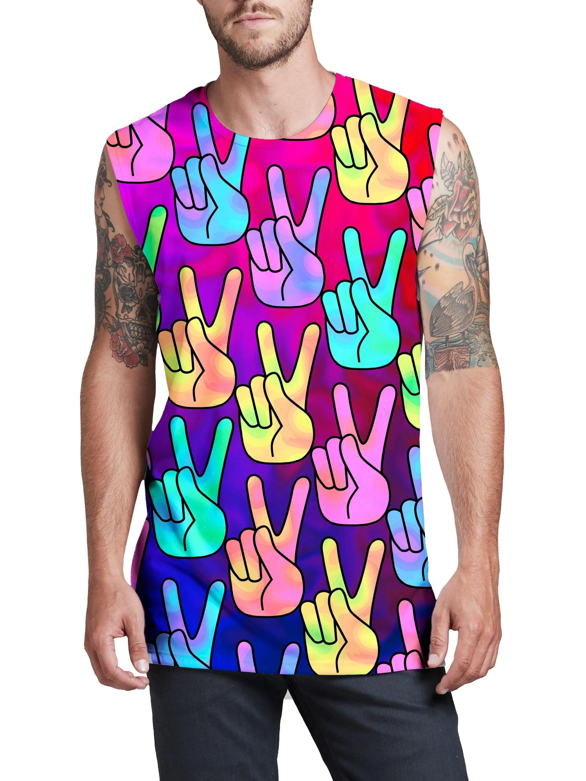 Hippy Trippy Men's Muscle Tank