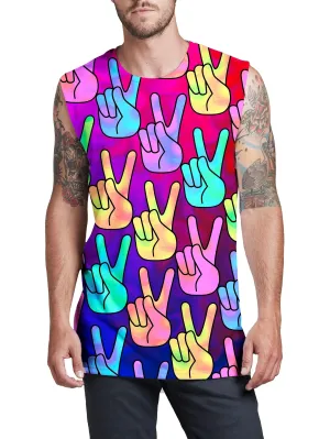 Hippy Trippy Men's Muscle Tank