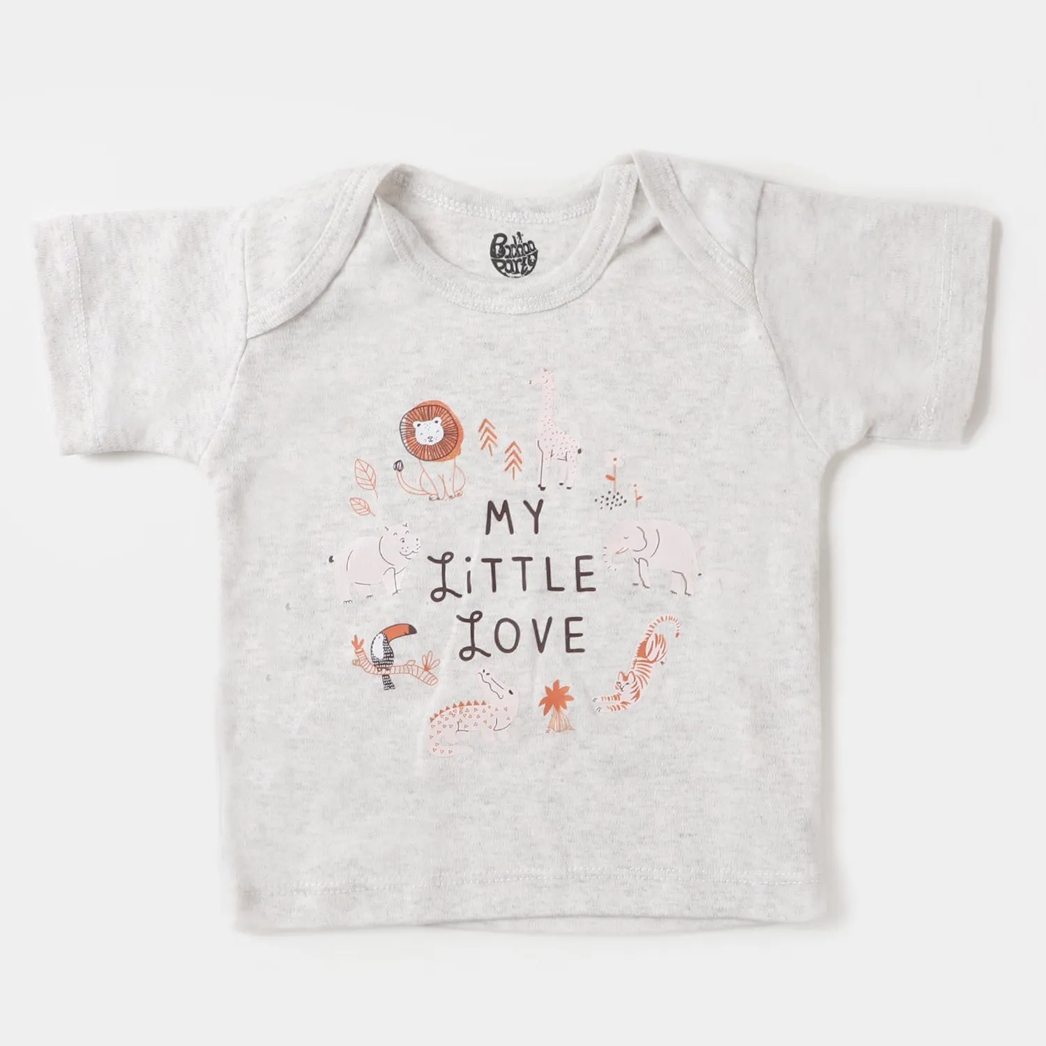 Infant Boys Cotton T-Shirt 3 PCs Set | Safari