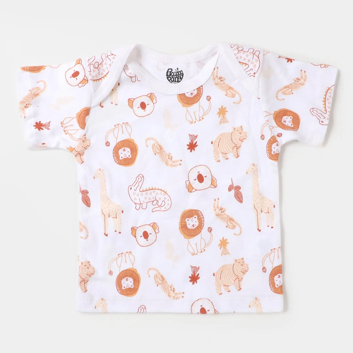 Infant Boys Cotton T-Shirt 3 PCs Set | Safari