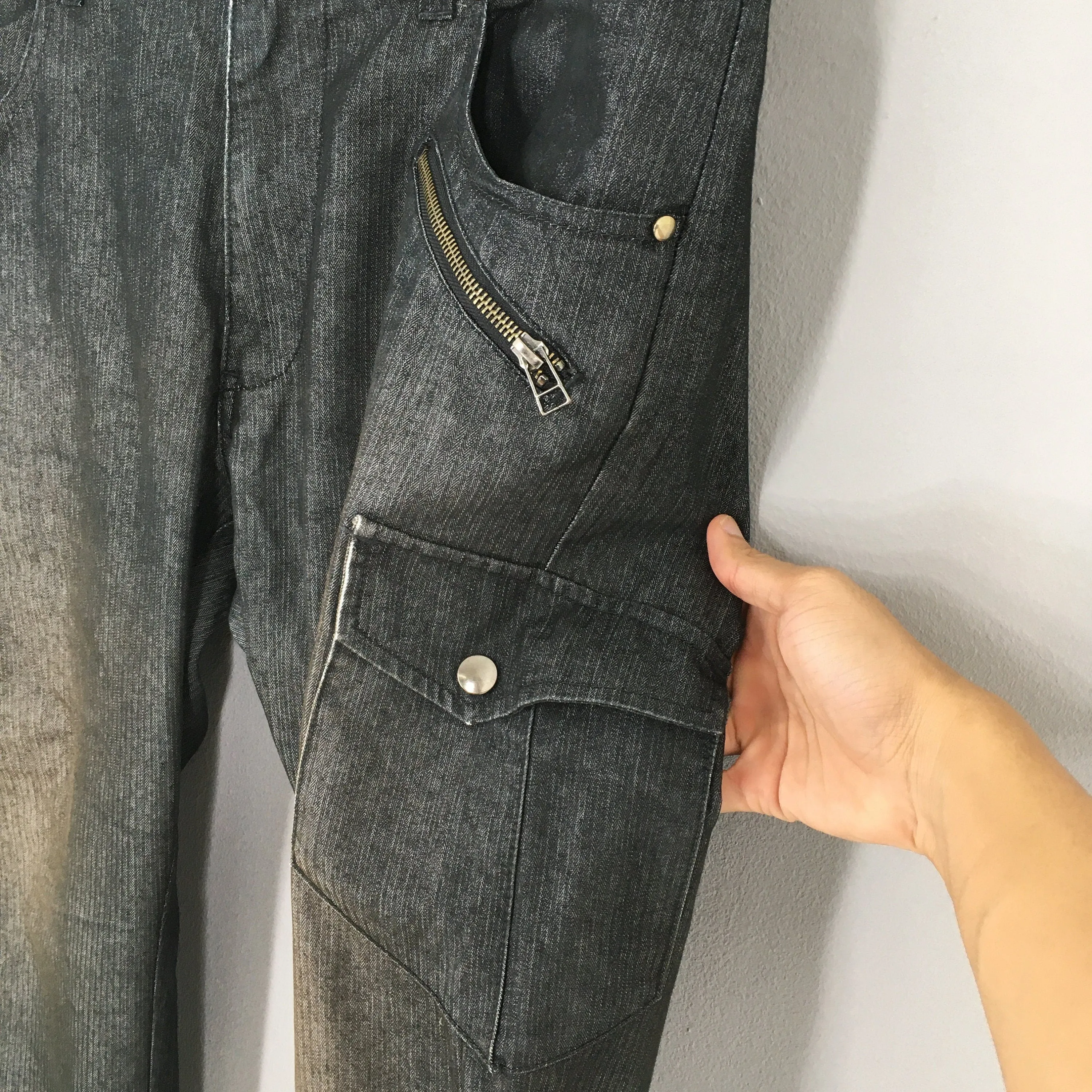 Japanese Avail Contempo Faded Cargo Pants Size 34x30