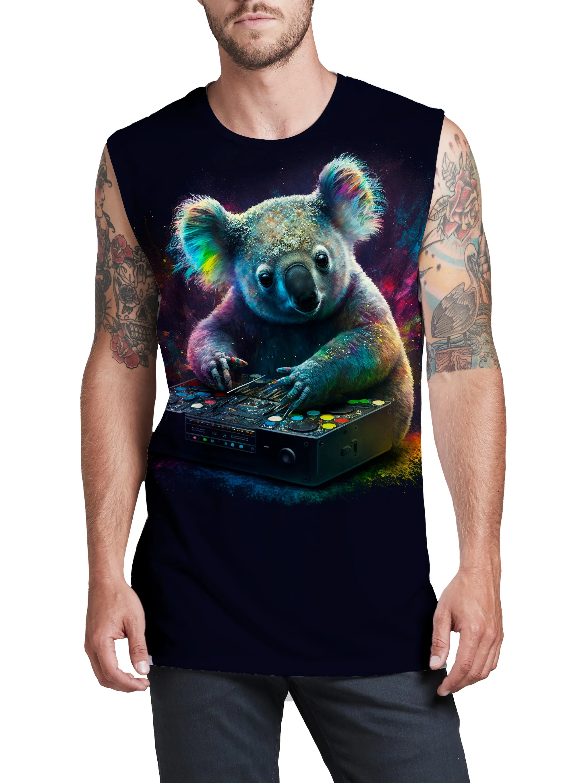 Koala Remix Men's Muscle Tank