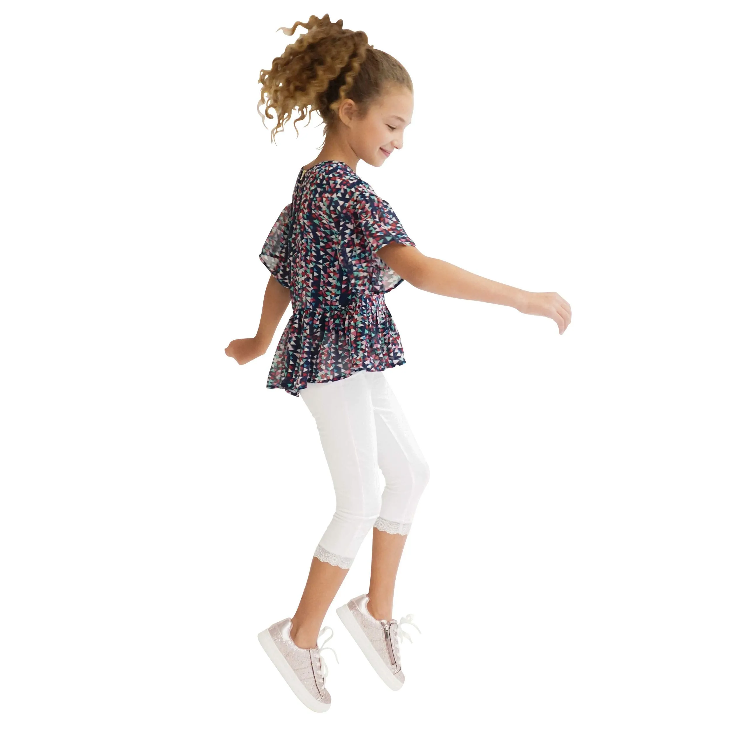 Lace Trim Capri 2-Pack