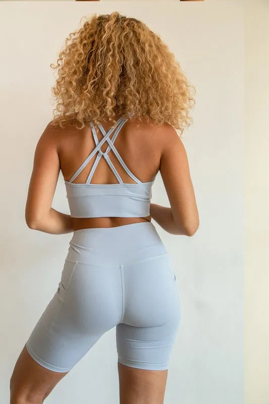 Legacy High Waist Pocket Biker Shorts
