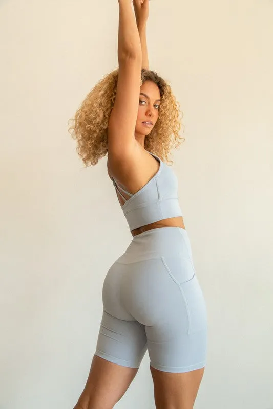 Legacy High Waist Pocket Biker Shorts