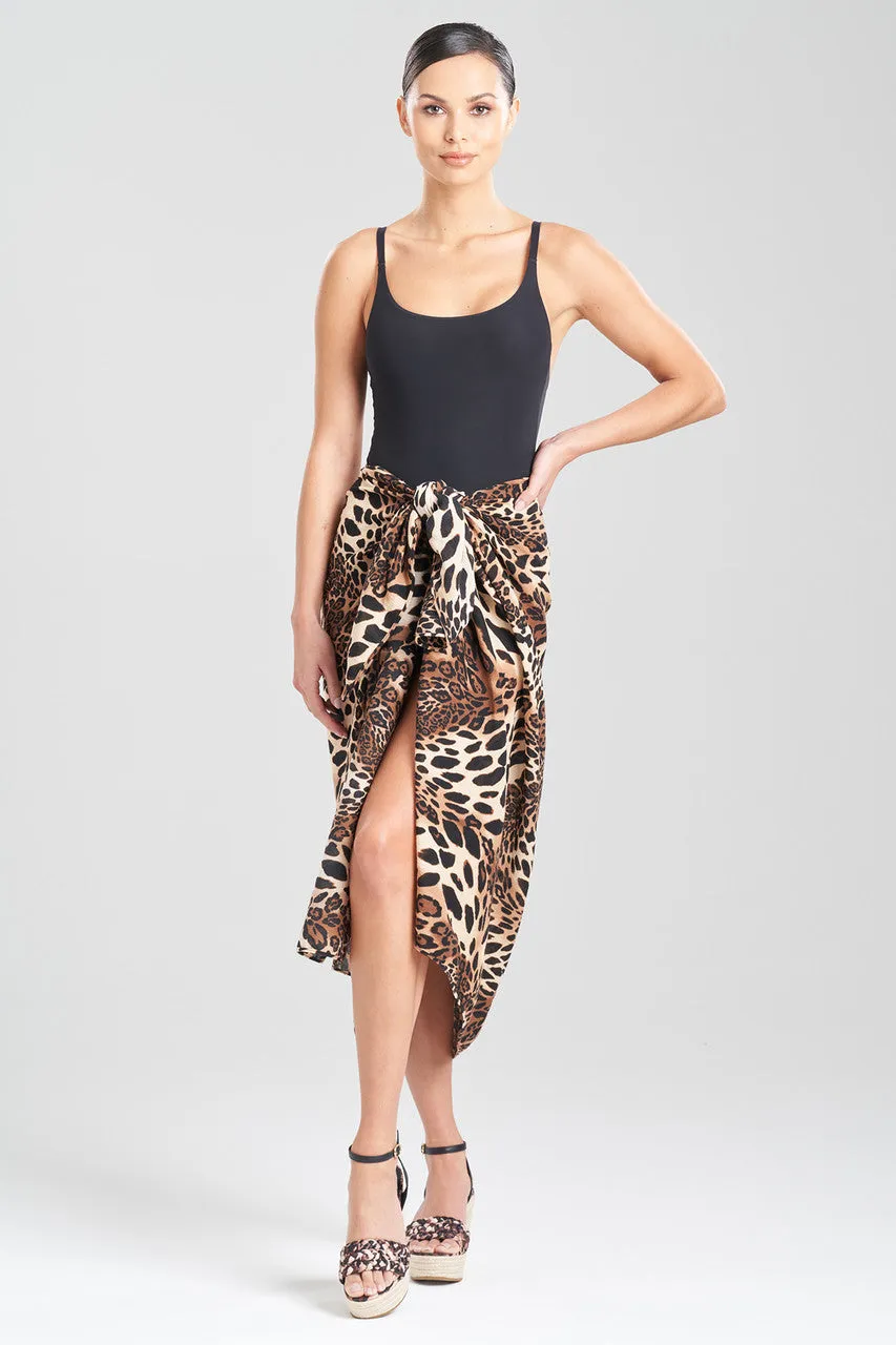 Leopard Cotton Gauze Pareo
