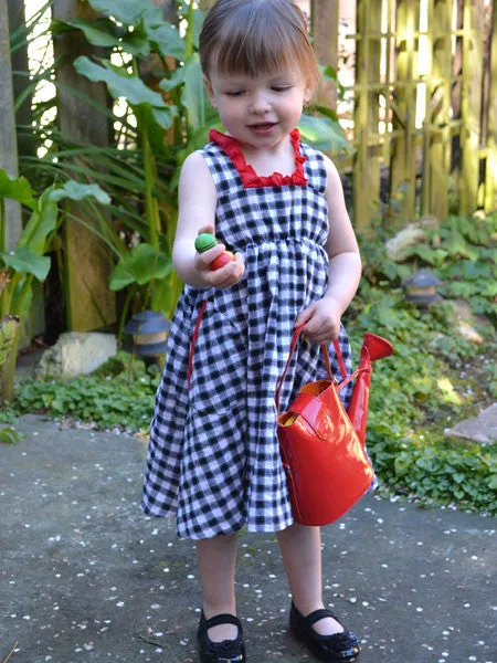 llbd shop Hamptons Check Dress Sizes 3T & 4T