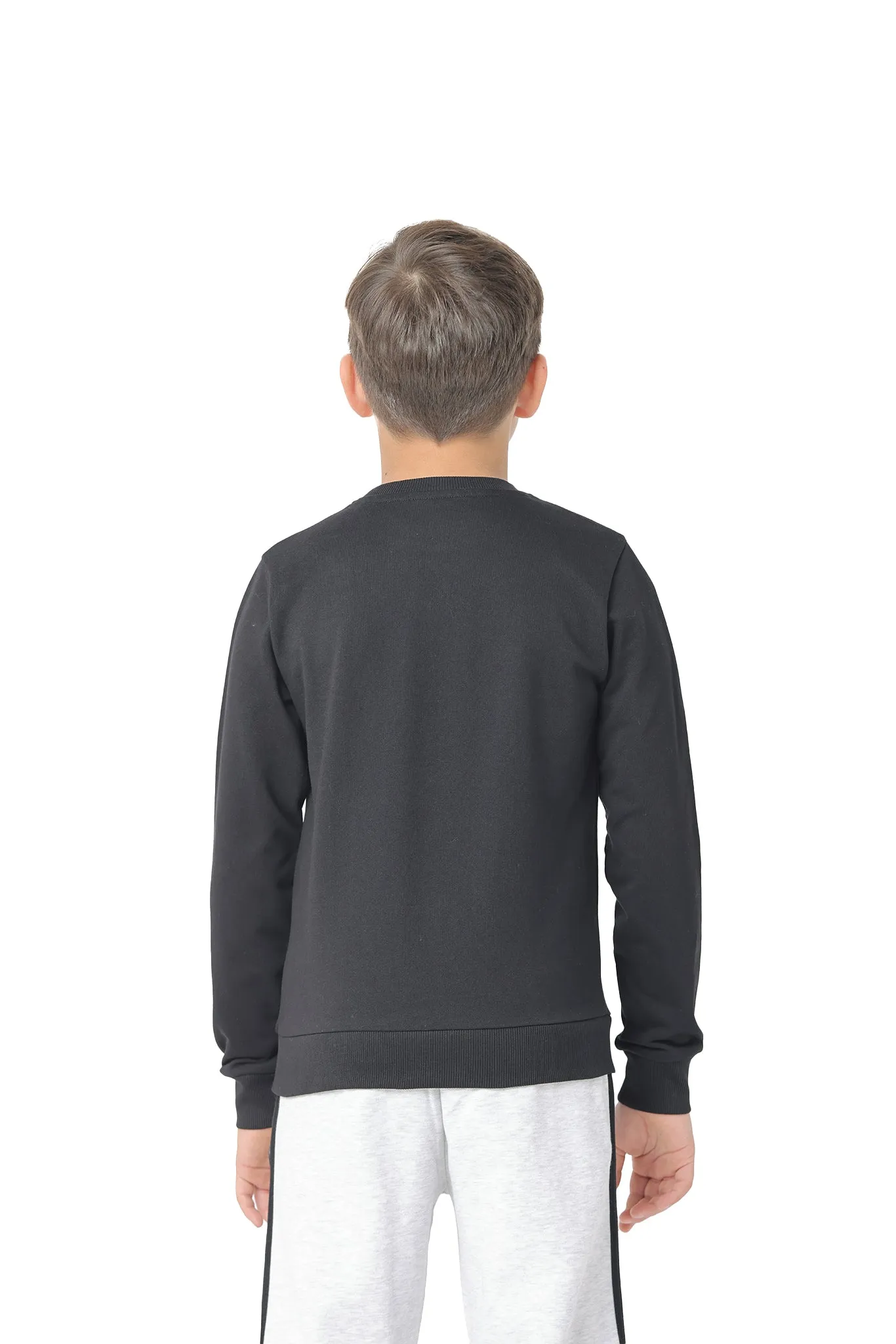 Long Sleeve Kids Boys Printed Sweatshirt Made of Pure Cotton Fabric