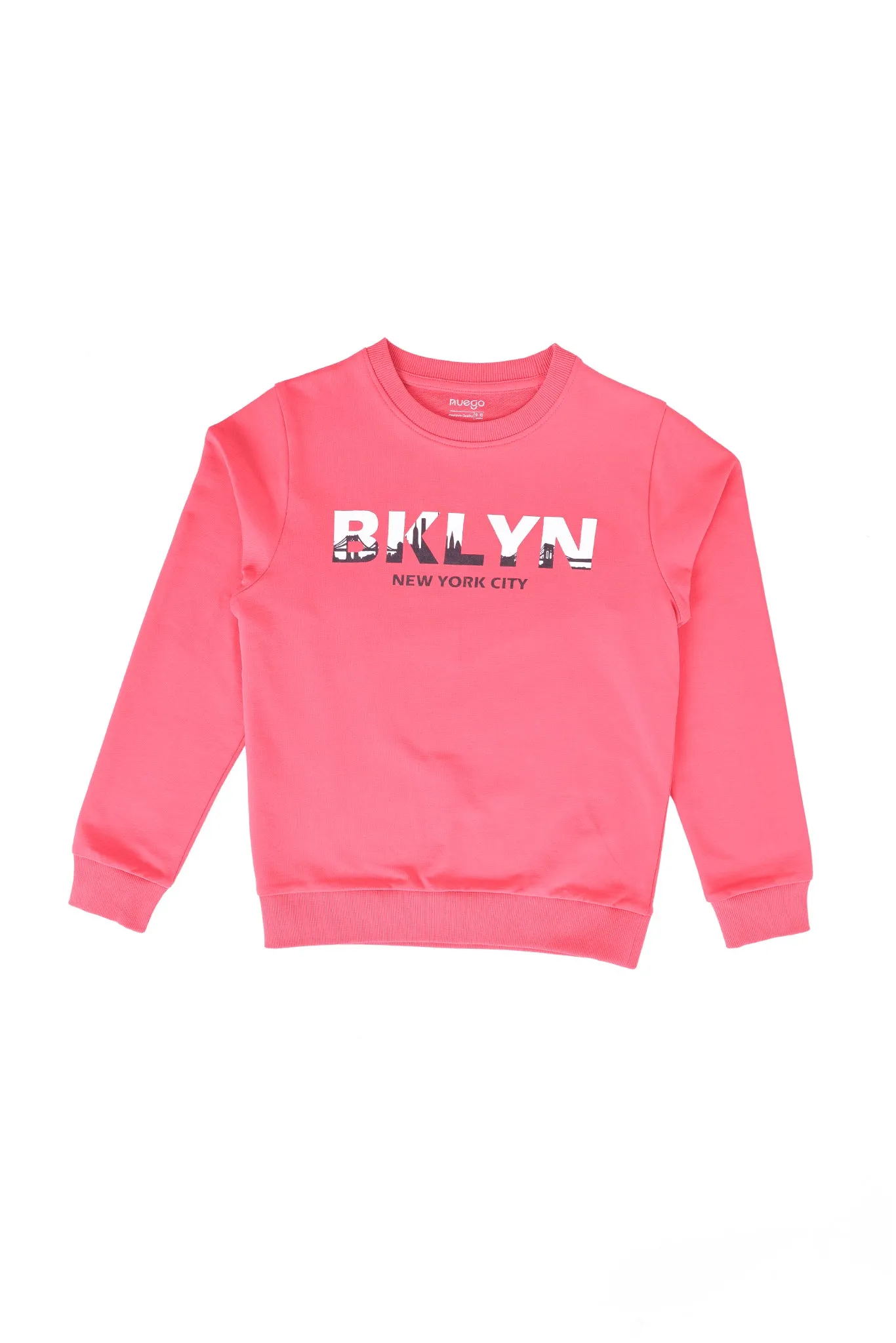 Long Sleeve Kids Boys Printed Sweatshirt Made of Pure Cotton Fabric