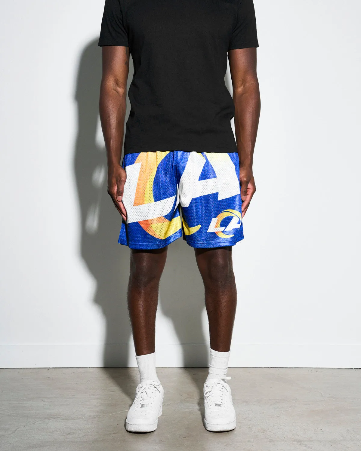 Los Angeles Rams Big Logo Retro Shorts