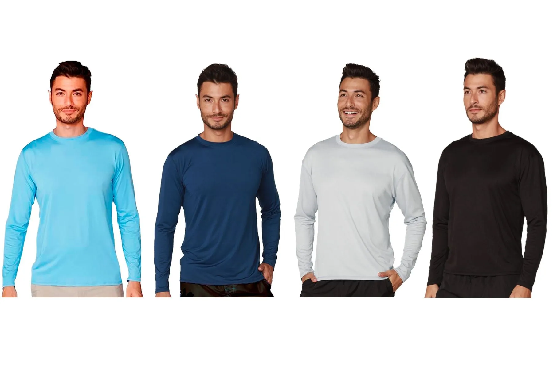 M-RG84 - Wholesale Men's Long Sleeve Rash Guards
