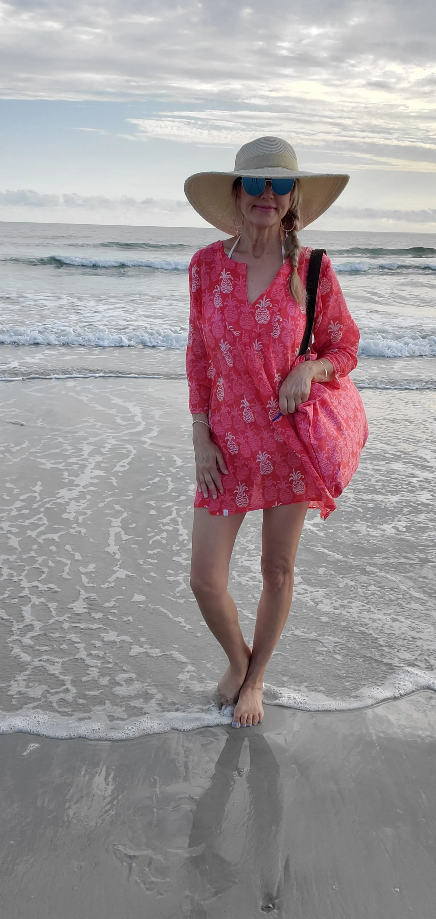 Mahalo Cotton Beach Tunic Coverup KV507