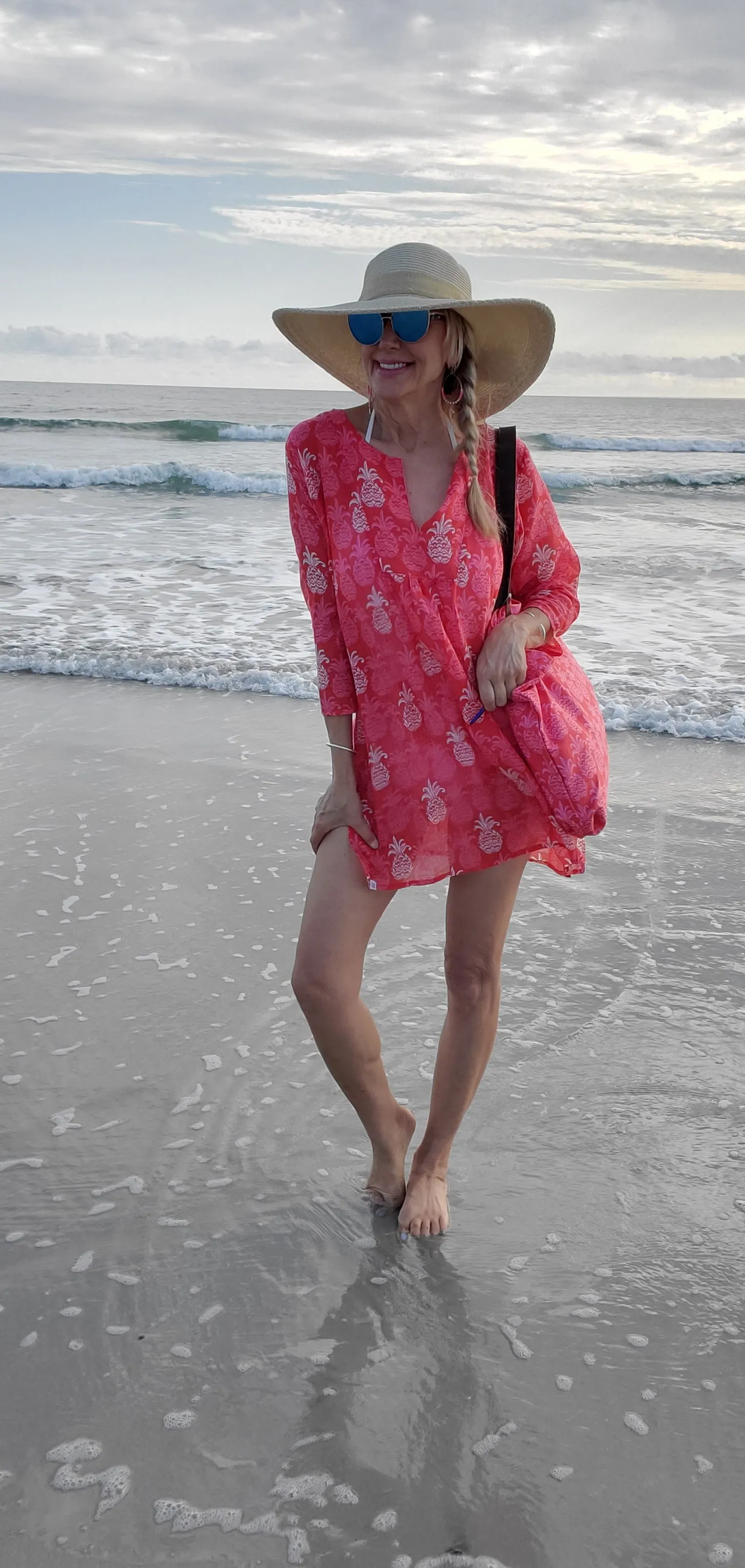 Mahalo Cotton Beach Tunic Coverup KV507