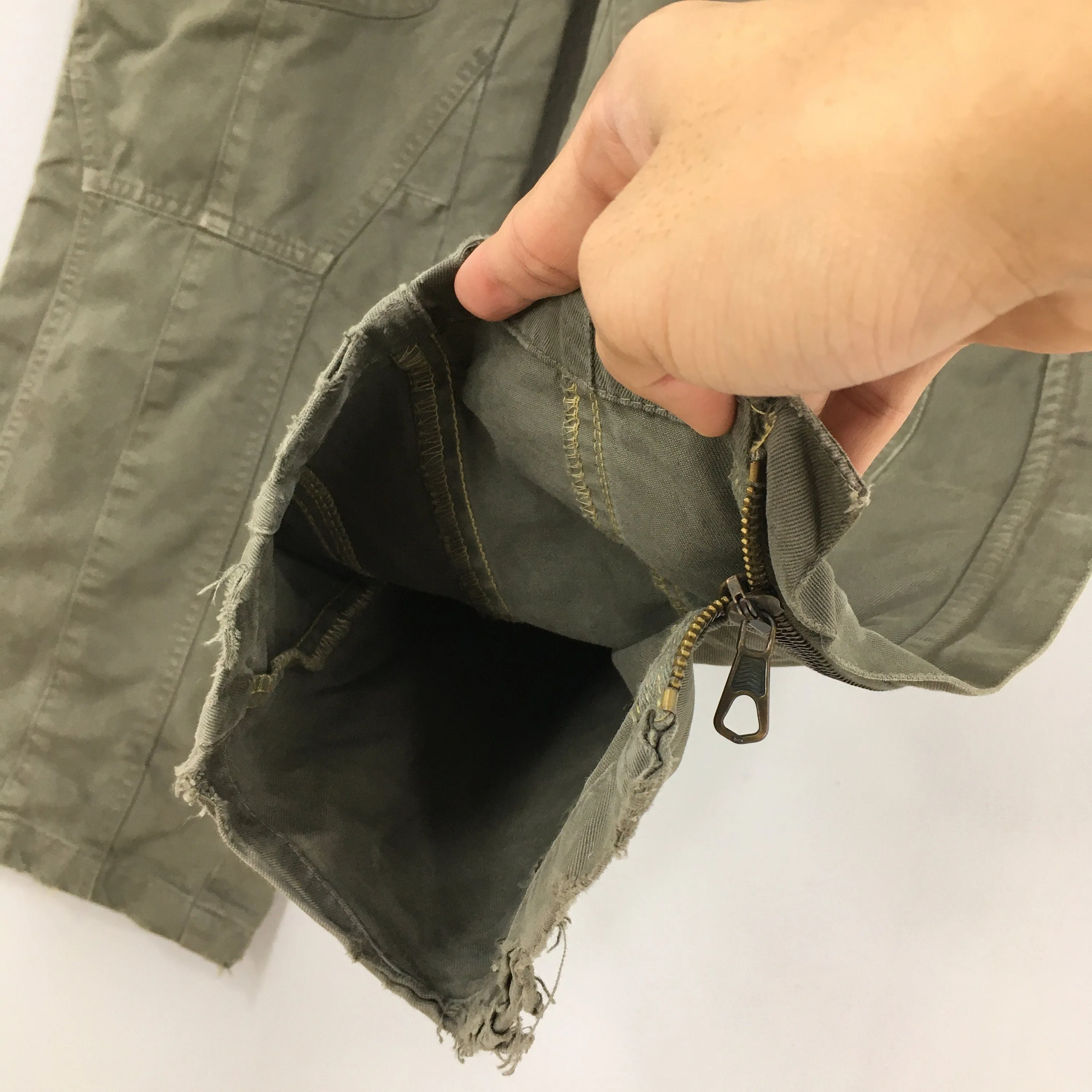 Mason's Olive Green Cargo Pants Size 32x31
