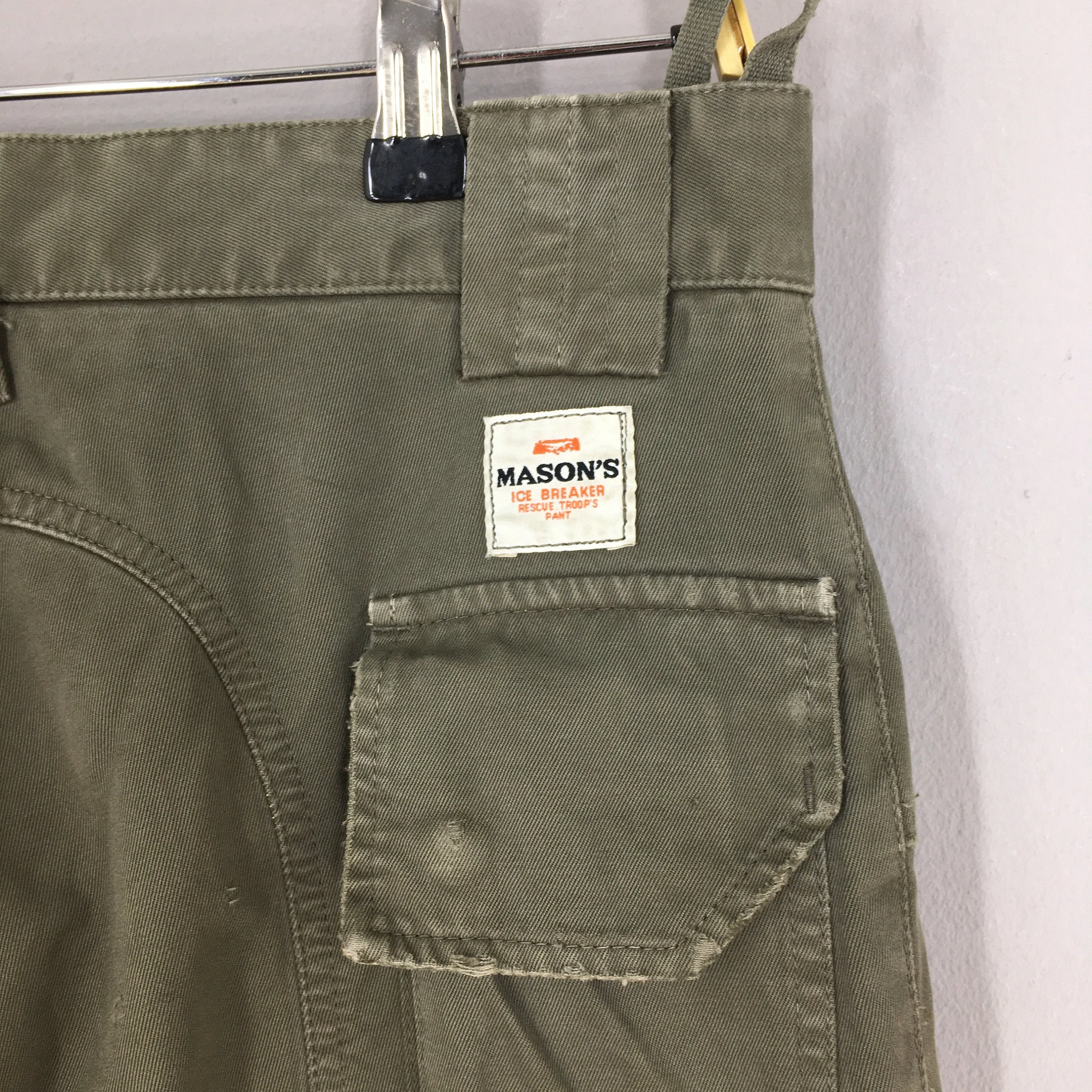 Mason's Olive Green Cargo Pants Size 32x31