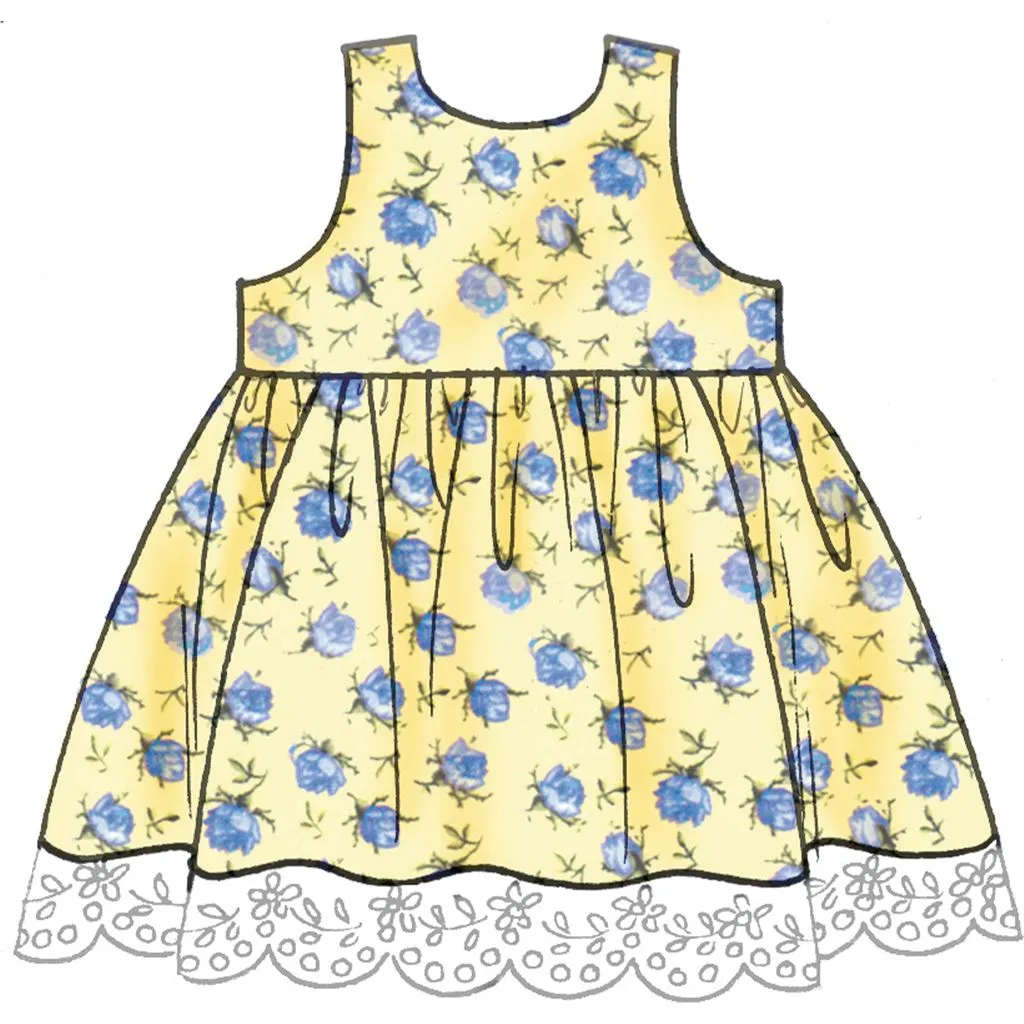 McCall's Pattern M8519 Infants' Dresses, Rompers, Panties and Hat by Laura Ashley