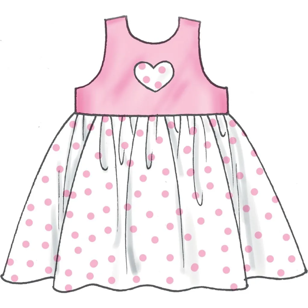 McCall's Pattern M8519 Infants' Dresses, Rompers, Panties and Hat by Laura Ashley