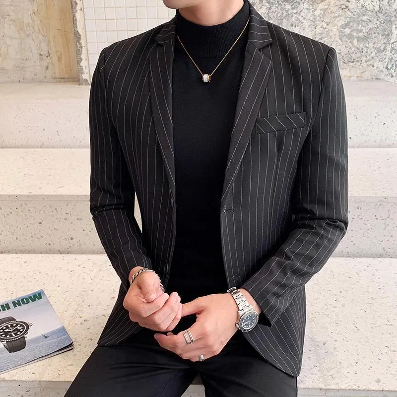 Men's Autumn Striped Blazer