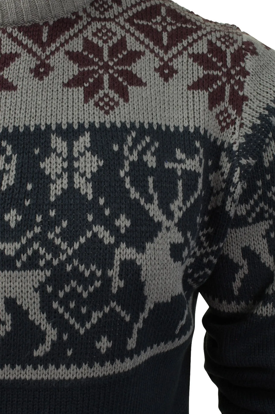 Mens Christmas Jumper Xmas / Reindeer Stag by Xact