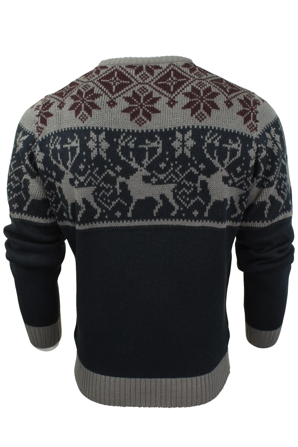 Mens Christmas Jumper Xmas / Reindeer Stag by Xact