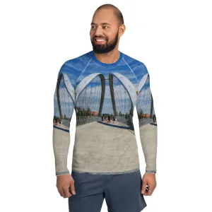 Men's Rash Guard - George C King Bridge