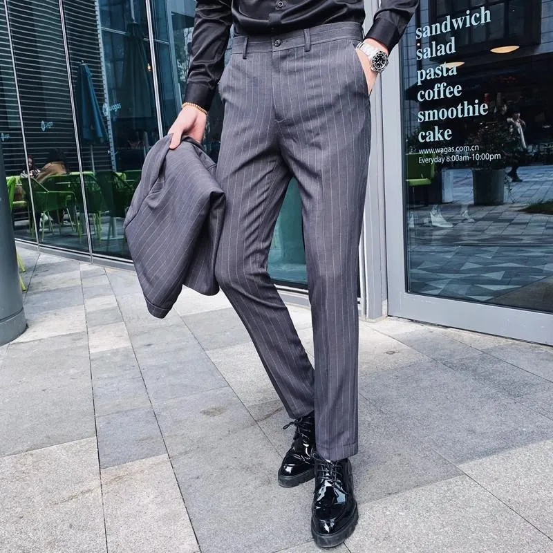 Men's Slim Fit Striped Blazer | Men's Pants