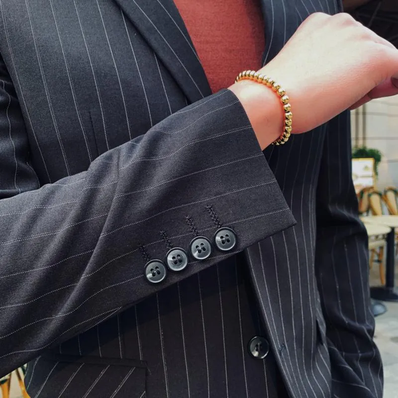 Men's Slim Fit Striped Blazer | Men's Pants