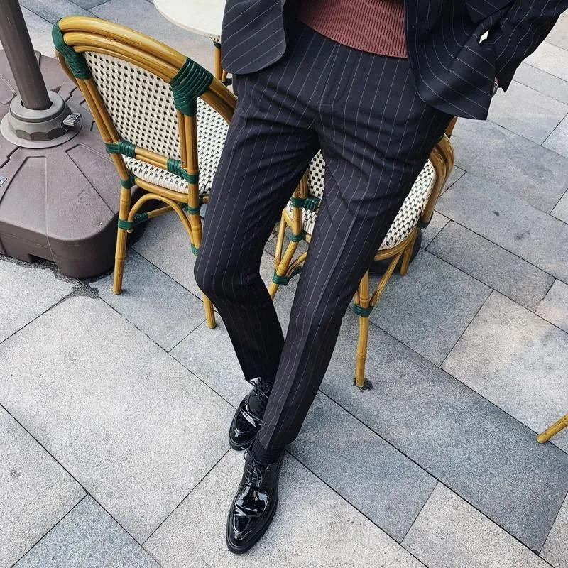 Men's Slim Fit Striped Blazer | Men's Pants