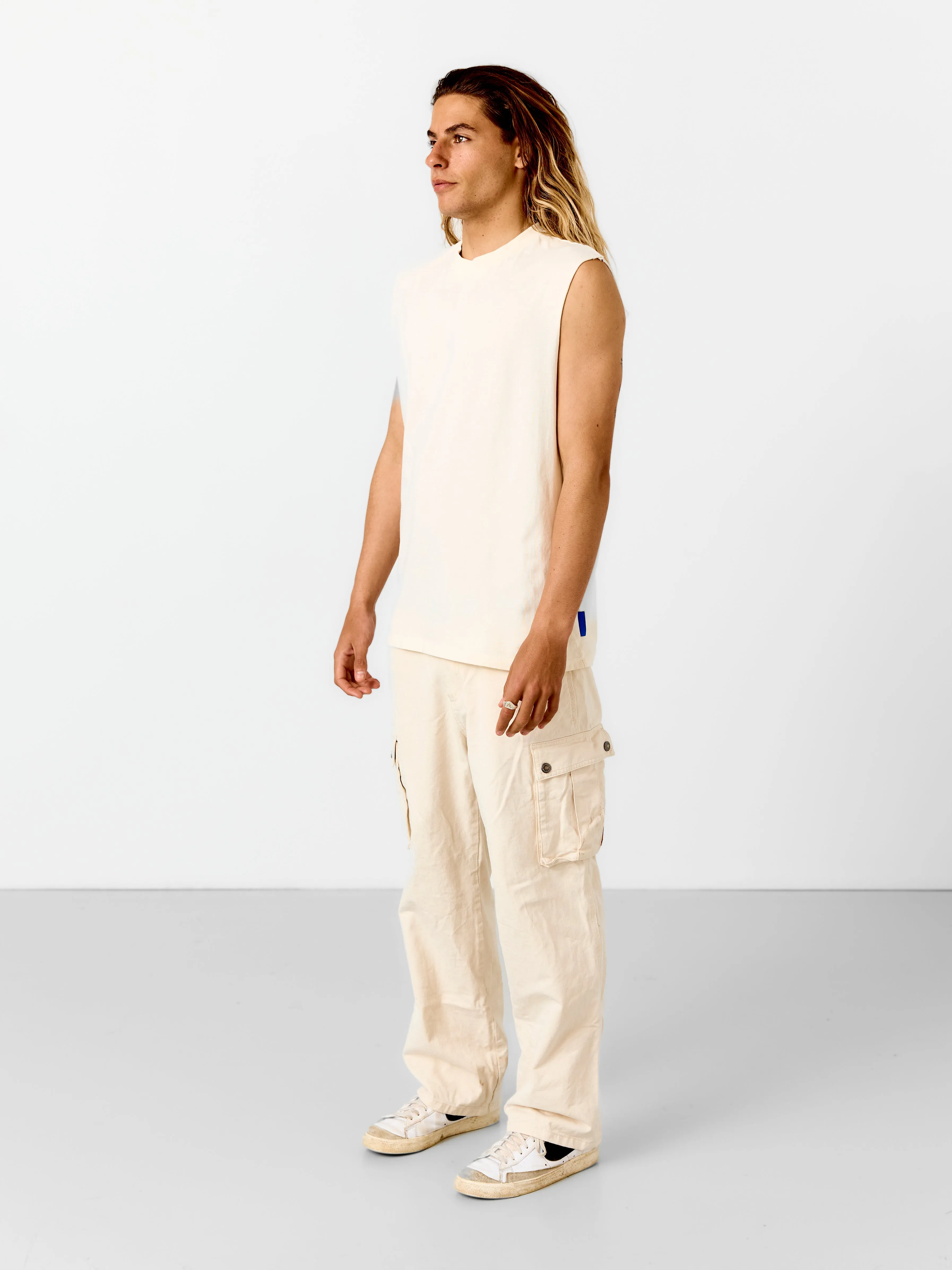 Men's Staple Muscle tank | Sand