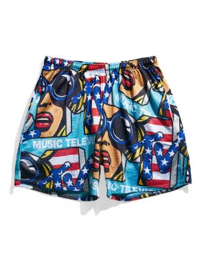 MTV Pop Art Retro Shorts