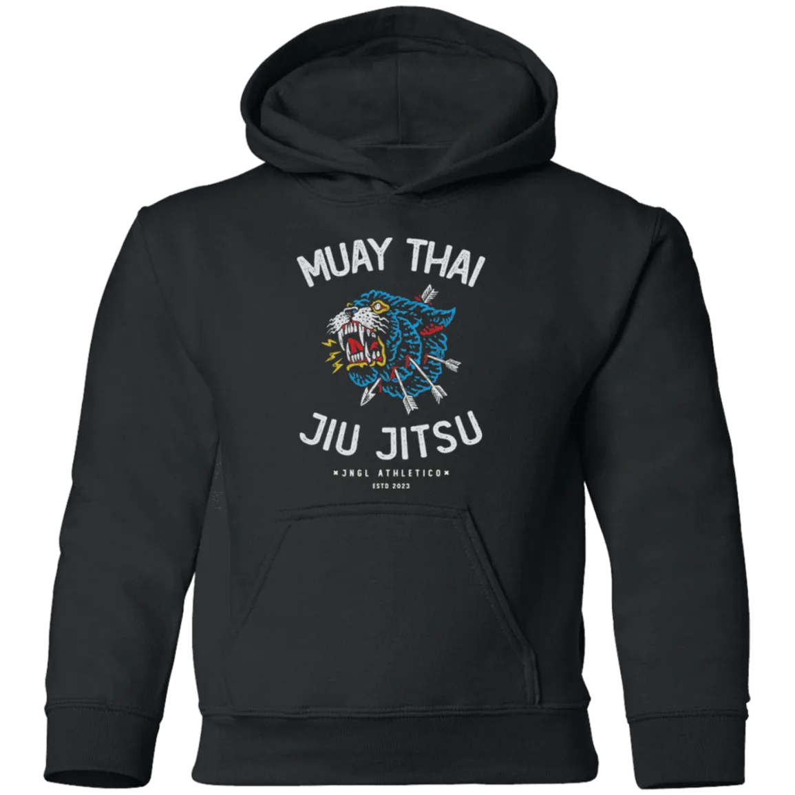 Muay Thai X Jiu Jitsu V2 - Youth Hoodie