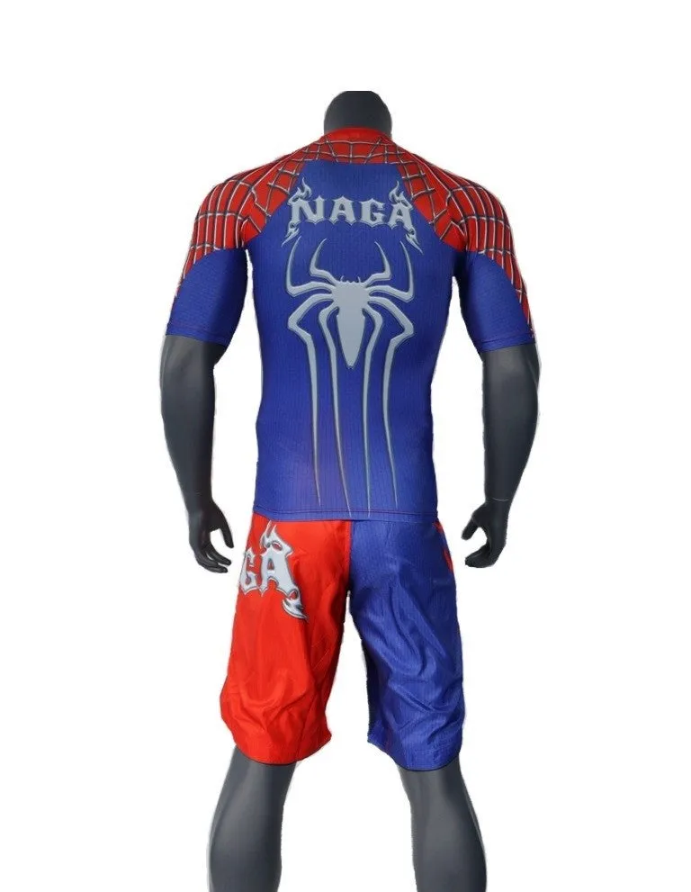 NAGA SPIDERMAN SHORT SLEEVE RASH GUARD