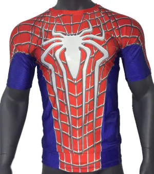 NAGA SPIDERMAN SHORT SLEEVE RASH GUARD
