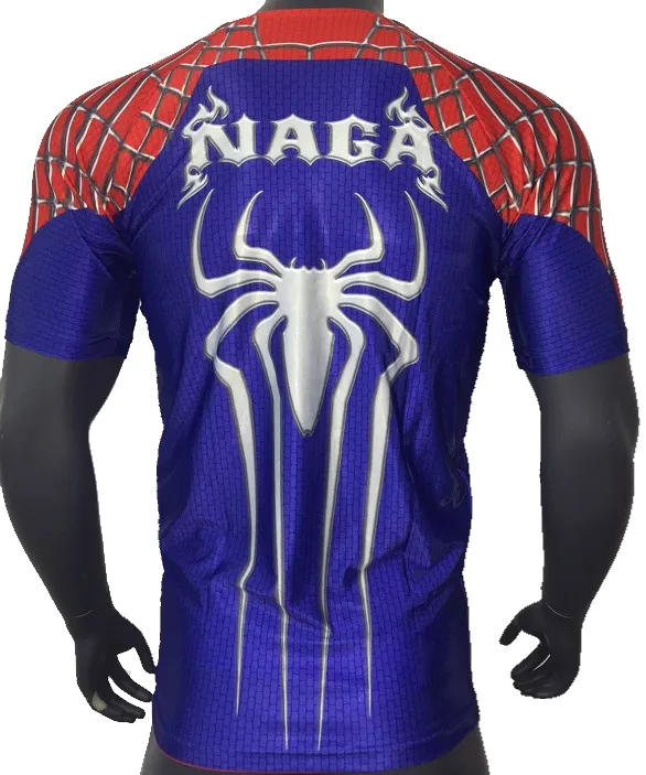 NAGA SPIDERMAN SHORT SLEEVE RASH GUARD