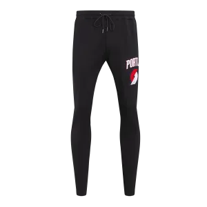 NBA PORTLAND TRAIL BLAZERS CLASSIC MEN'S SWEATPANT (BLACK)