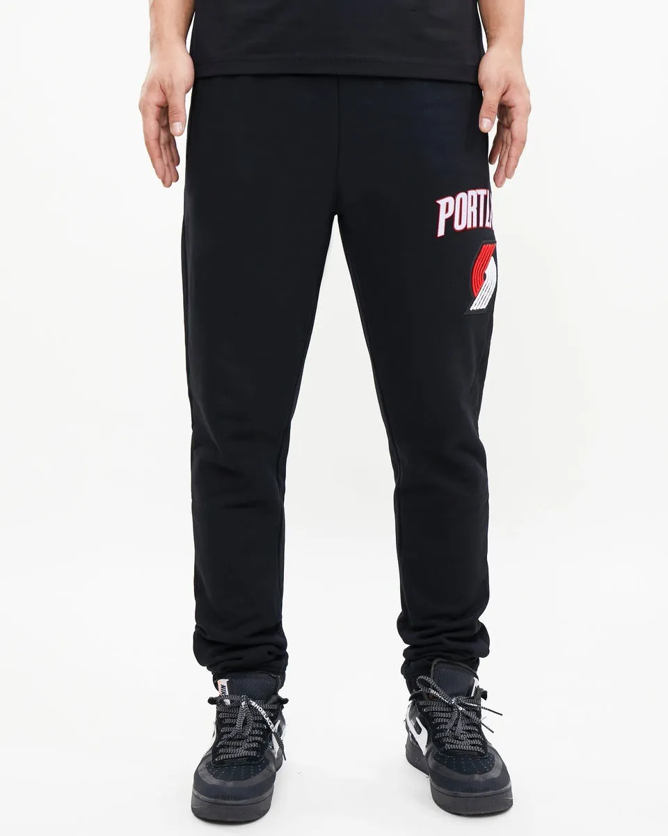 NBA PORTLAND TRAIL BLAZERS CLASSIC MEN'S SWEATPANT (BLACK)