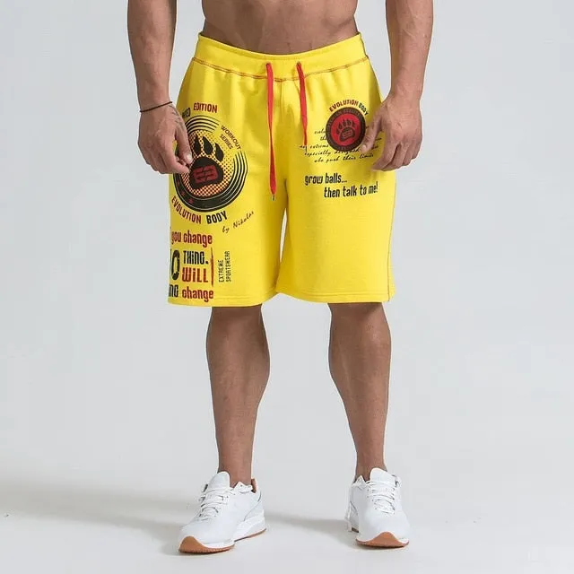 New Shorts Men's Summer Fitness Bodybuilding Casual Joggers workout Brand sporting short pants Sweatpants