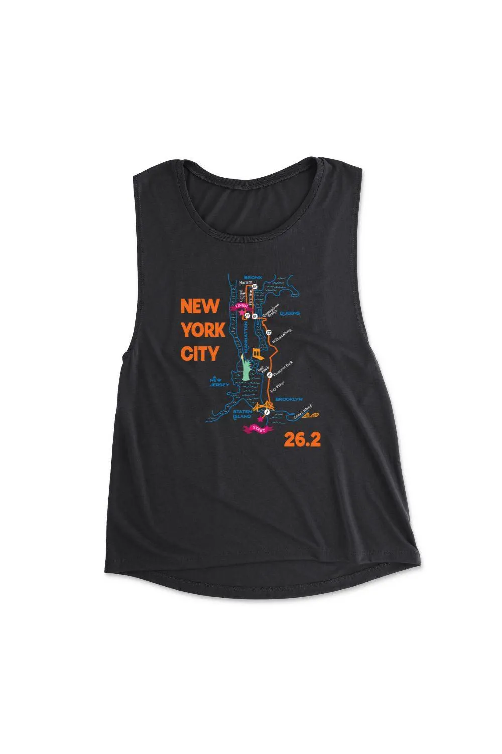 NYC 26.2 Map Tank